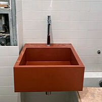 Цветные раковины/ мойки из бетона