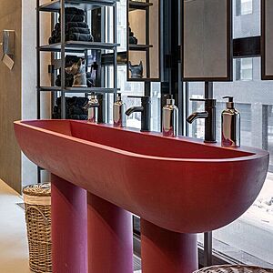 Цветные раковины/ мойки из бетона