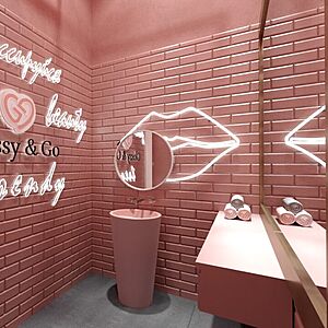 Цветные раковины/ мойки из бетона