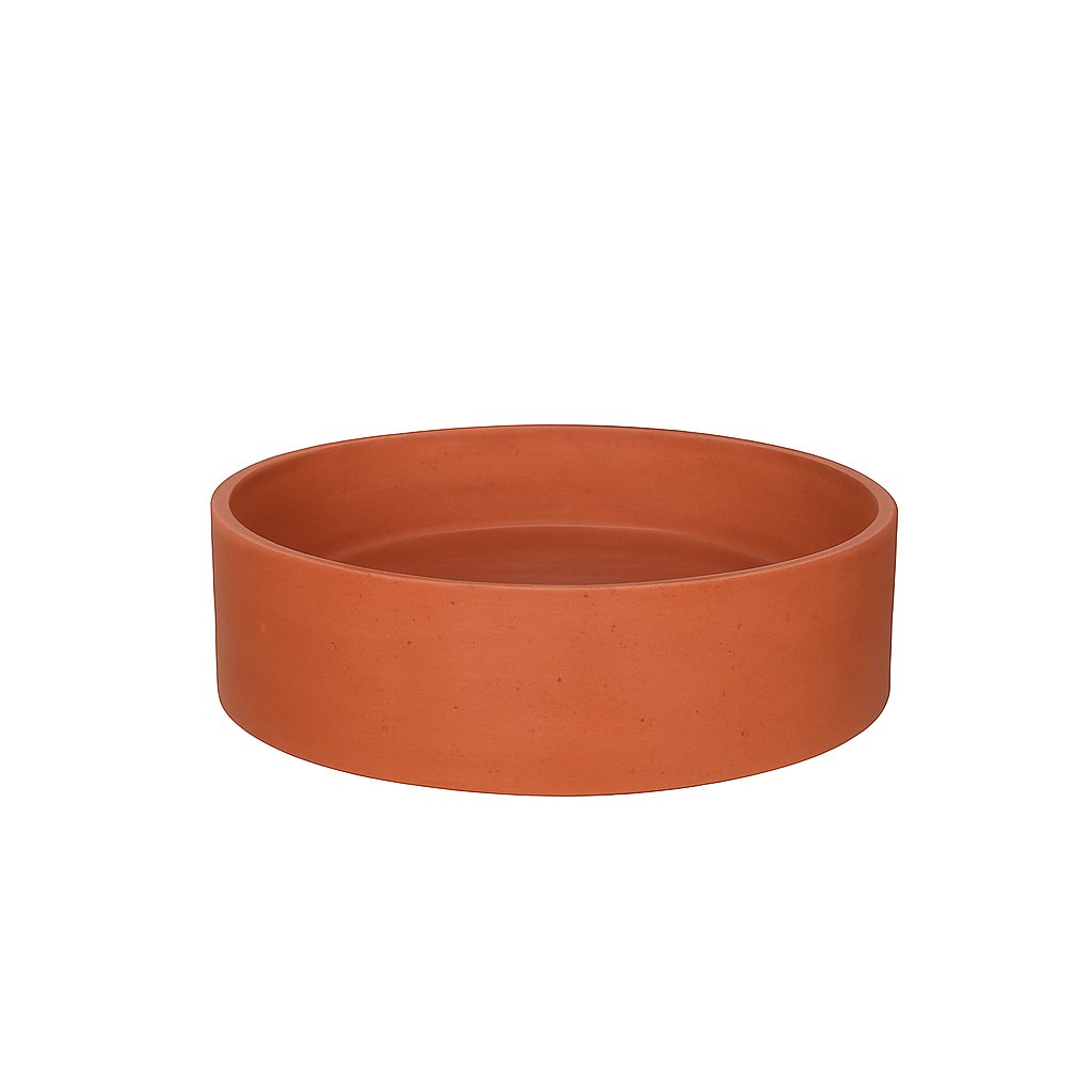 Цветная бетонная раковина круглая 450 мм (накладка опционно)